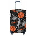 thumbnail image 1 of PAYOHTO Highly Elastic Spandex Suitcase Cover Luggage Cover Large Fits 25 to 28 Inch Basketball Game Pattern, 1 of 8
