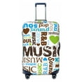 thumbnail image 1 of PAYOHTO Highly Elastic Spandex Suitcase Cover Luggage Cover Large Fits 25 to 28 Inch ILove Music, 1 of 8