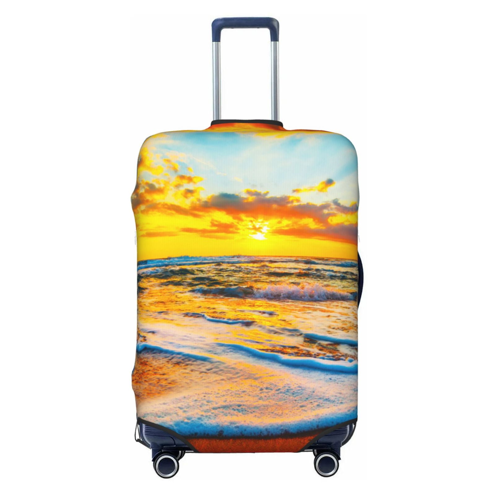 PAYOHTO Highly Elastic Spandex Suitcase Cover Luggage Cover Medium Fits ...