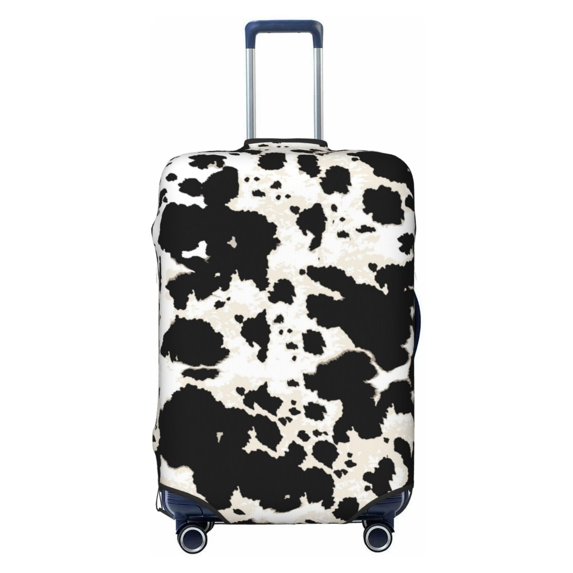 PAYOHTO Highly Elastic Spandex Suitcase Cover Luggage Cover Small Fits 18 to 21 Inch Cow Skin Pattern Fashionable