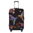thumbnail image 1 of PAYOHTO Highly Elastic Spandex Suitcase Cover Luggage Cover Small Fits 18 to 21 Inch Humming Bird and Flowers Embroidery, 1 of 8