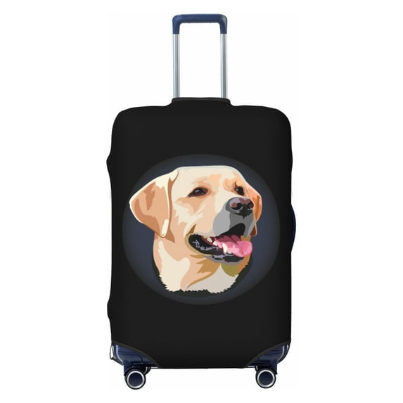 PAYOHTO Highly Elastic Spandex Suitcase Cover Luggage Cover Small Fits 18 to 21 Inch Labradors Retriever