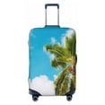 thumbnail image 1 of PAYOHTO Highly Elastic Spandex Suitcase Cover Luggage Cover Small Fits 18 to 21 Inch Palm Trees on Tropical Beach, 1 of 8