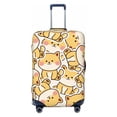 thumbnail image 1 of PAYOHTO Highly Elastic Spandex Suitcase Cover Luggage Cover Small Fits 18 to 21 Inch Shiba Inu Dog Cartoon in Sitting Pose, 1 of 8