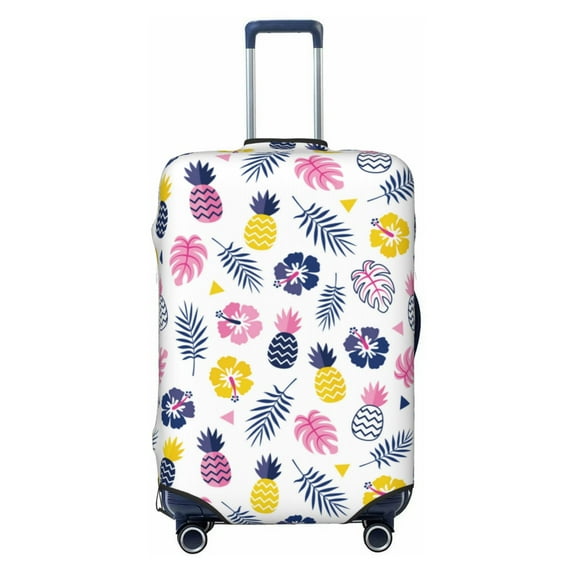 PAYOHTO Highly Elastic Spandex Suitcase Cover Luggage Cover X-Large Fits 29 to 32 Inch Cute Floral Pattern