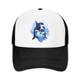 thumbnail image 1 of PAYOHTO Kids Cute Whales Ocean Watercolor Baseball Hat Back Adjustable Mesh Breathable Hats Black Trucker Cap Outdoor Fishing Sun Caps for Boys or Girls ages 4-10, 1 of 9