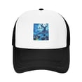 thumbnail image 1 of PAYOHTO Kids Halloween Spooky Night Scary Landscape Baseball Hat Back Adjustable Mesh Breathable Hats Black Trucker Cap Outdoor Fishing Sun Caps for Boys or Girls ages 4-10, 1 of 9