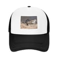thumbnail image 1 of PAYOHTO Kids Horse Herd Run Gallop in Sandy Field Baseball Hat Back Adjustable Mesh Breathable Hats Black Trucker Cap Outdoor Fishing Sun Caps for Boys or Girls ages 4-10, 1 of 9