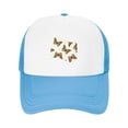 thumbnail image 1 of PAYOHTO Kids Monarch Butterflies Baseball Hat Back Adjustable Mesh Breathable Hats Sky Blue Trucker Cap Outdoor Fishing Sun Caps for Boys or Girls ages 4-10, 1 of 9
