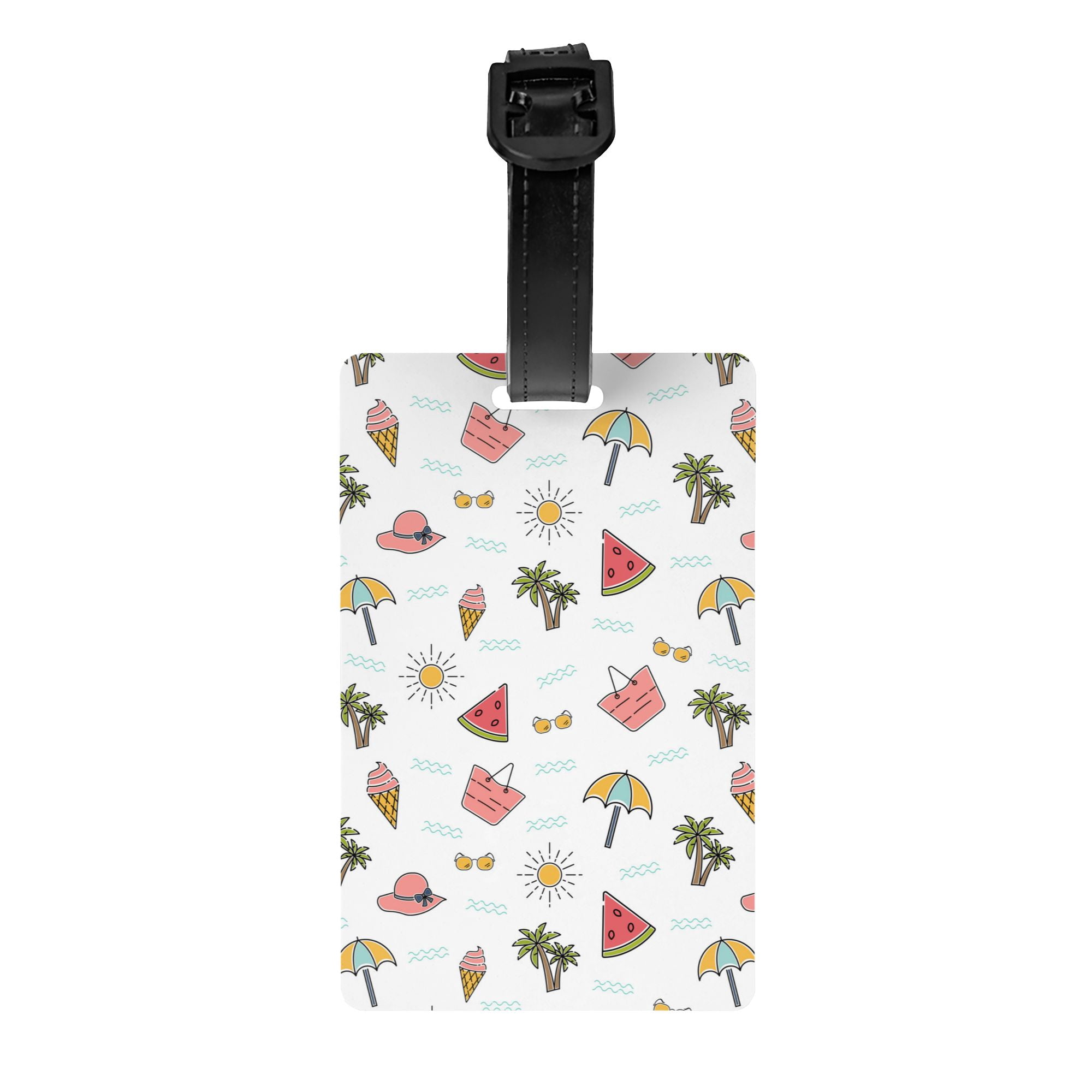 Luggage Label Spring PAYOHTO Luggage Tags for Suitcases Summer Vacation Topic PVC Lable for ...