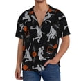 thumbnail image 1 of PAYOHTO Sport Printing Design Mens Hawaiian Casual Short-sleeved Shirt Tropical Summer Beach Button Down Shirts, 1 of 7