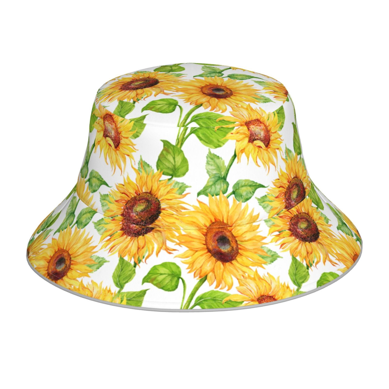 PAYOHTO Sunflower Patternhand Painted Bucket Hats for Women  display picture 1