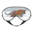 thumbnail image 1 of PAYOHTO Tiger Walking on Winter Snow Soft Sleep Mask Comfort Pure Silk Eye Cover for Travel Office Camping, 1 of 7