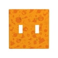 thumbnail image 1 of PAYOHTO Toggle Light Switch Wall Plate Halloween Pattern Element Double Switch Cover Standard Size 2-Gang 4.50" x 4.5" Unbreakable Polycarbonate Thermoplastic, 1 of 6