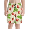 thumbnail image 1 of PAYOHTO Watercolor Strawberry Boys Swim Trunks Quick Dry Beach Boardshorts for Teen Boys Bathing Suit Swimwear for Boys, 1 of 7