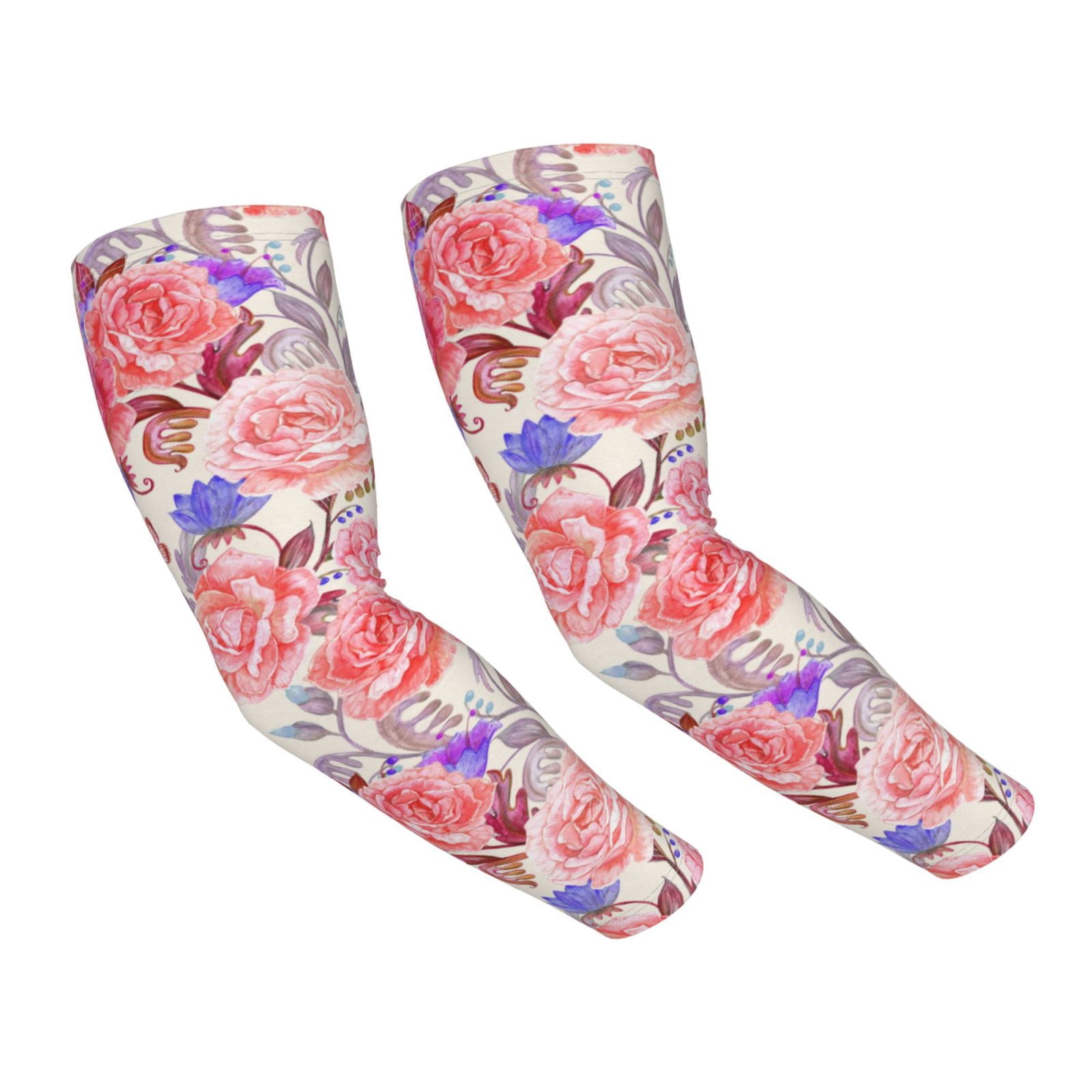 PAYOHTO Women Men Gardening Sleeves with Thumb Hole, Sun Protection ...