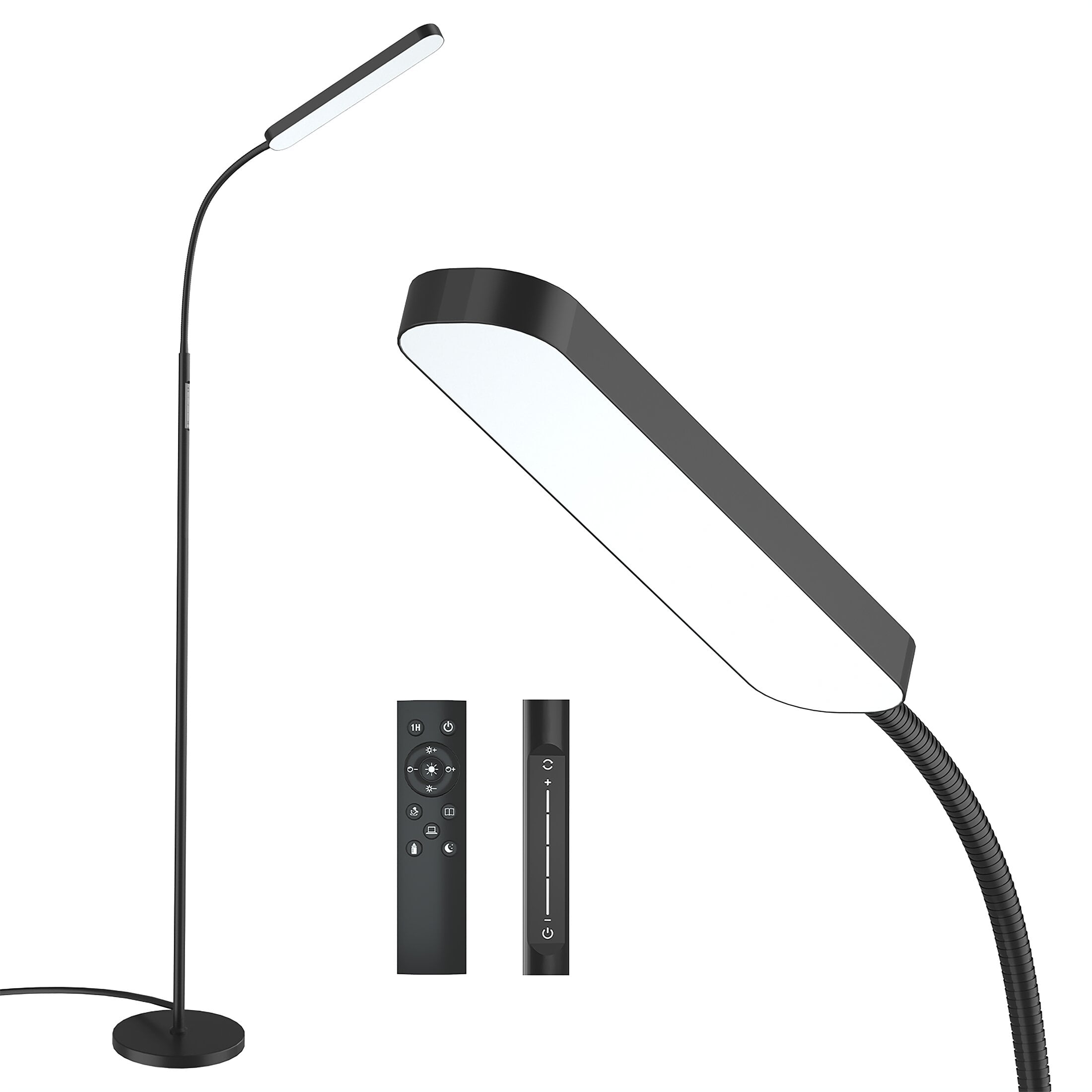 Dimmable Floor Lamp, Bright Tall Mother-Daughter LED with Remote Controller  – Inateck Official