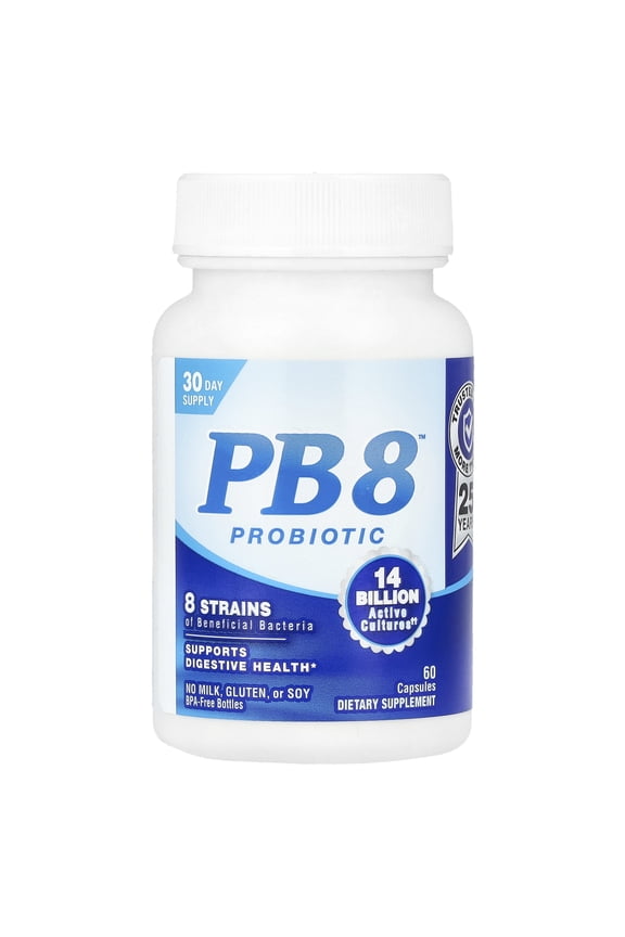 PB 8, Probiotic, 14 Billion, 60 Capsules, Nutrition Now
