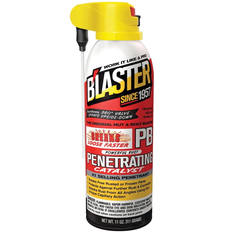 PB Blaster 16PBDS Penetrating Oil, Rust Remover & Metal Lubricant, 11oz -  Walmart.com
