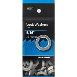 Hillman 0.31 in. D Zinc-Plated Steel Split Lock Washer 100 pk Hillman 0.31 in. D Zinc-Plated Steel Split Lock Washer 100 pk