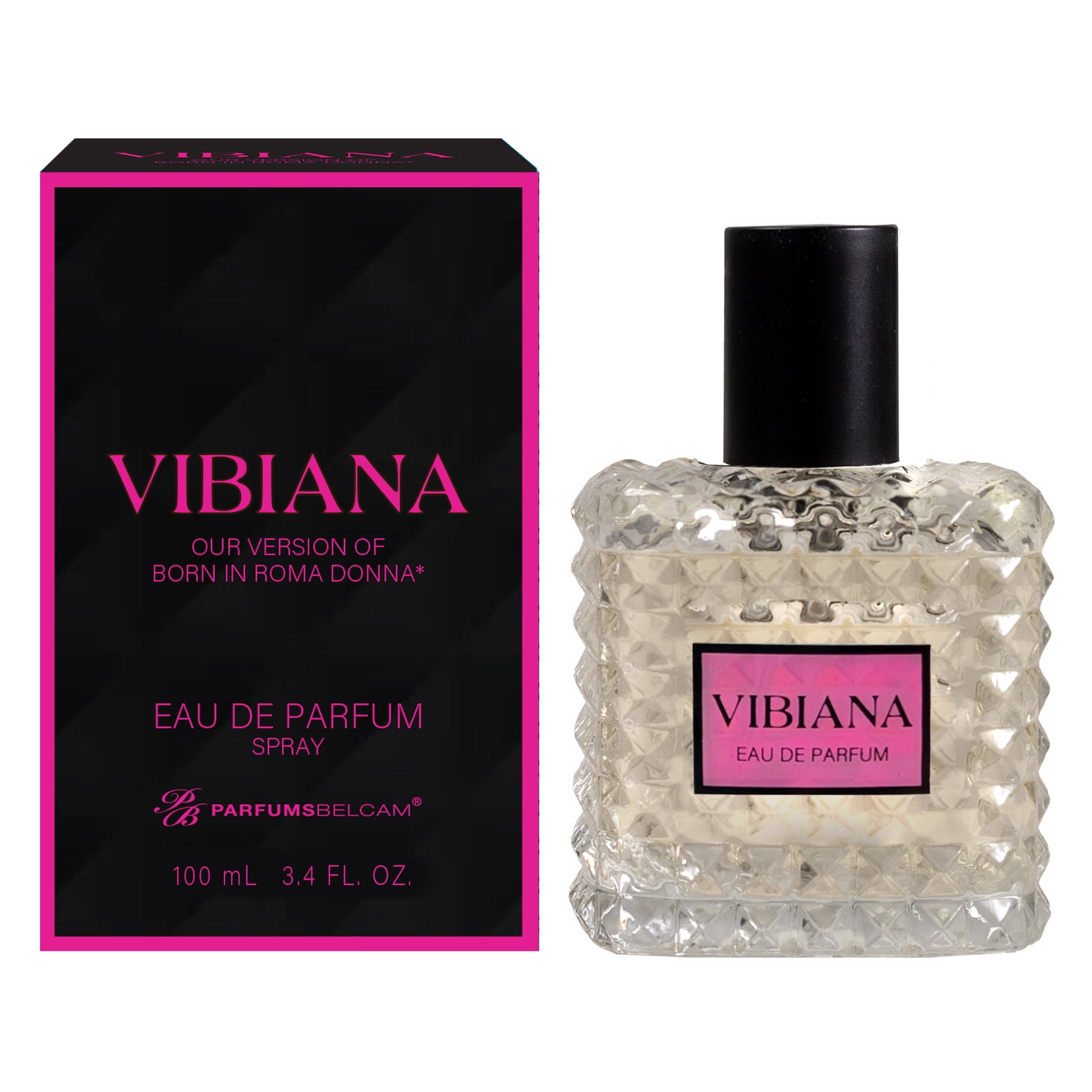 PB ParfumsBelcam Vibiana Inspired by Born in Roma Donna, for Women, 3.4 fl oz