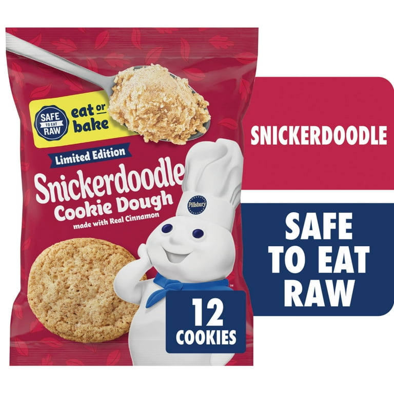 Pillsbury Ready to Bake! Snickerdoodle Cookie Dough, 12 Big