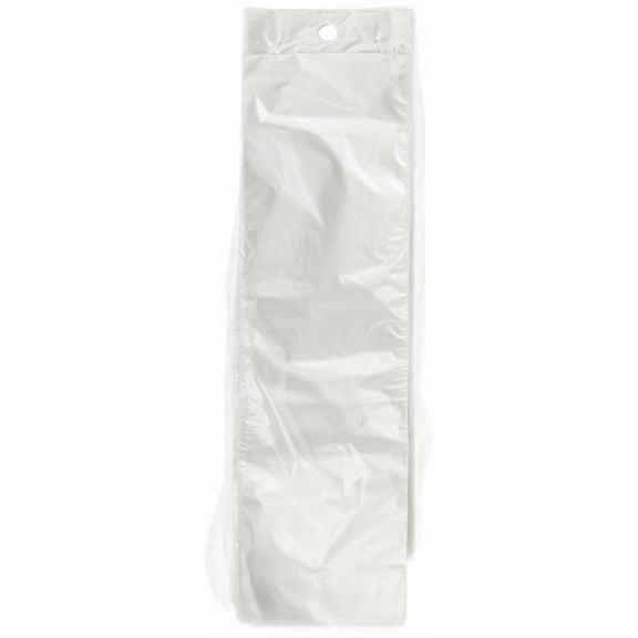 PB-SPSL10 HDPE Disposable Pack Silverware Bag with Top Closure, 3-1/2" Width x 10" Height, Clear, Case of 2000