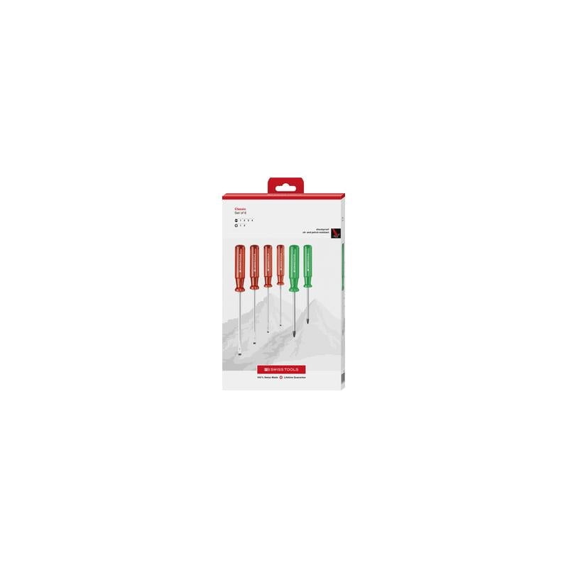 PB Swiss Tools PB 1568.CBB Classic screwdriver set in a high-quality