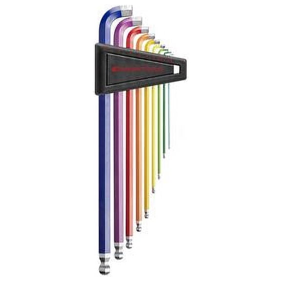 PB Swiss Tools PB 2222.LH-10 RB RainBow 90100 Key L-Wrenches, Set