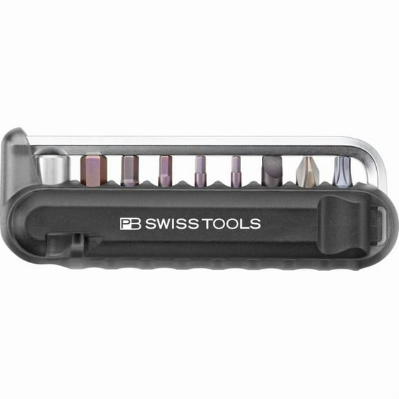 PB Swiss Tools PB 470.Black CN BikeTool: Pocket Tool With 9 Screwdriving