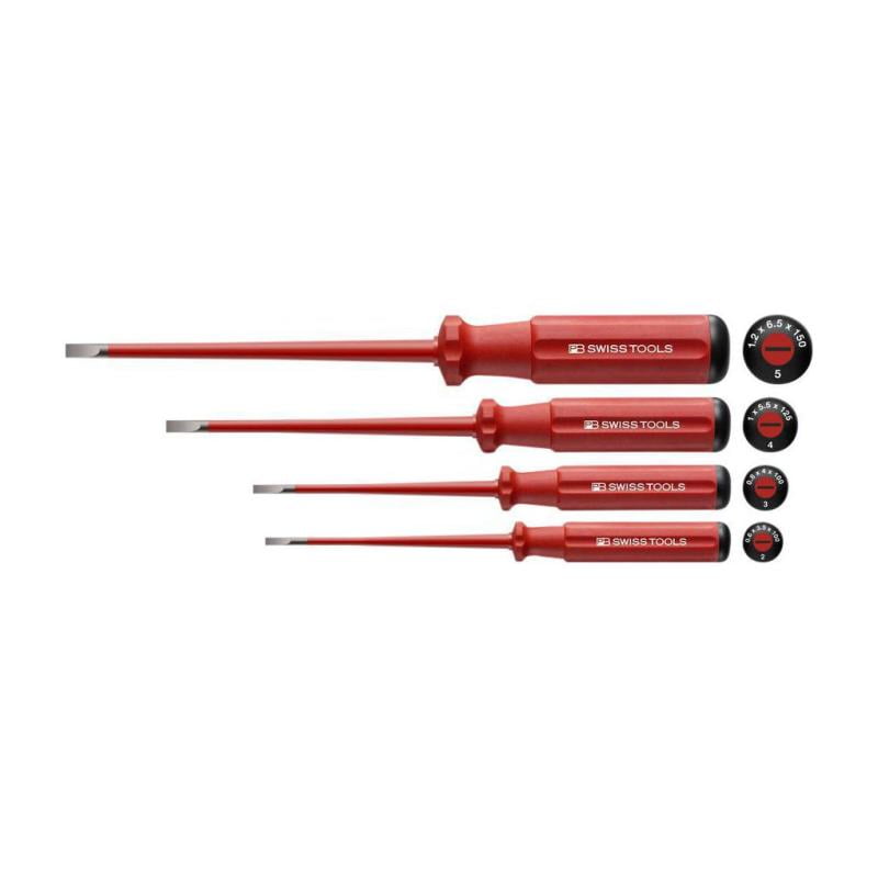 PB Swiss Tools PB 5538.SL Classic VDE Insulated Screwdriver Set, Slim