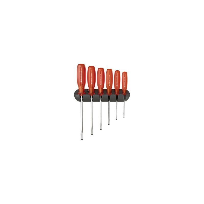 PB Swiss Tools PB 6240 Slotted Screwdriver Set 6 Pcs
