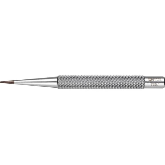 PB Swiss Tools PB 725.1 Knurled Nail Punches w/ Concave Tip, 1 mm