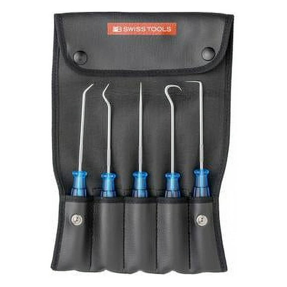 PB Swiss Tools PB 7685.Set PickTool Set in a Roll-Up Case 5-Piece