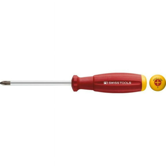 PB Swiss Tools PB 8190.0-75 SwissGrip Phillips Screwdriver 2-Component PH0