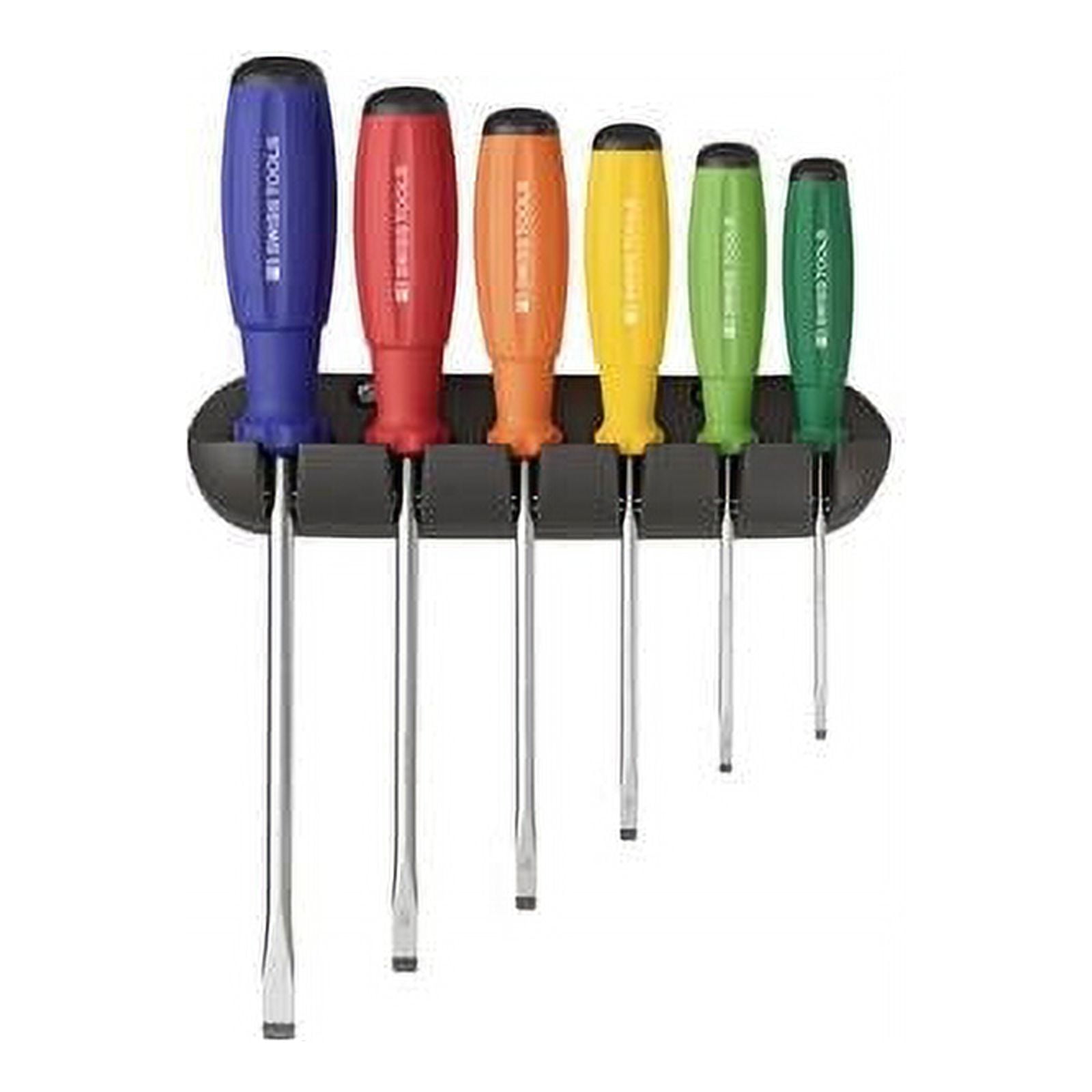 PB Swiss Tools PB 8240.RB SwissGrip Screwdriver Set With Wall Mount