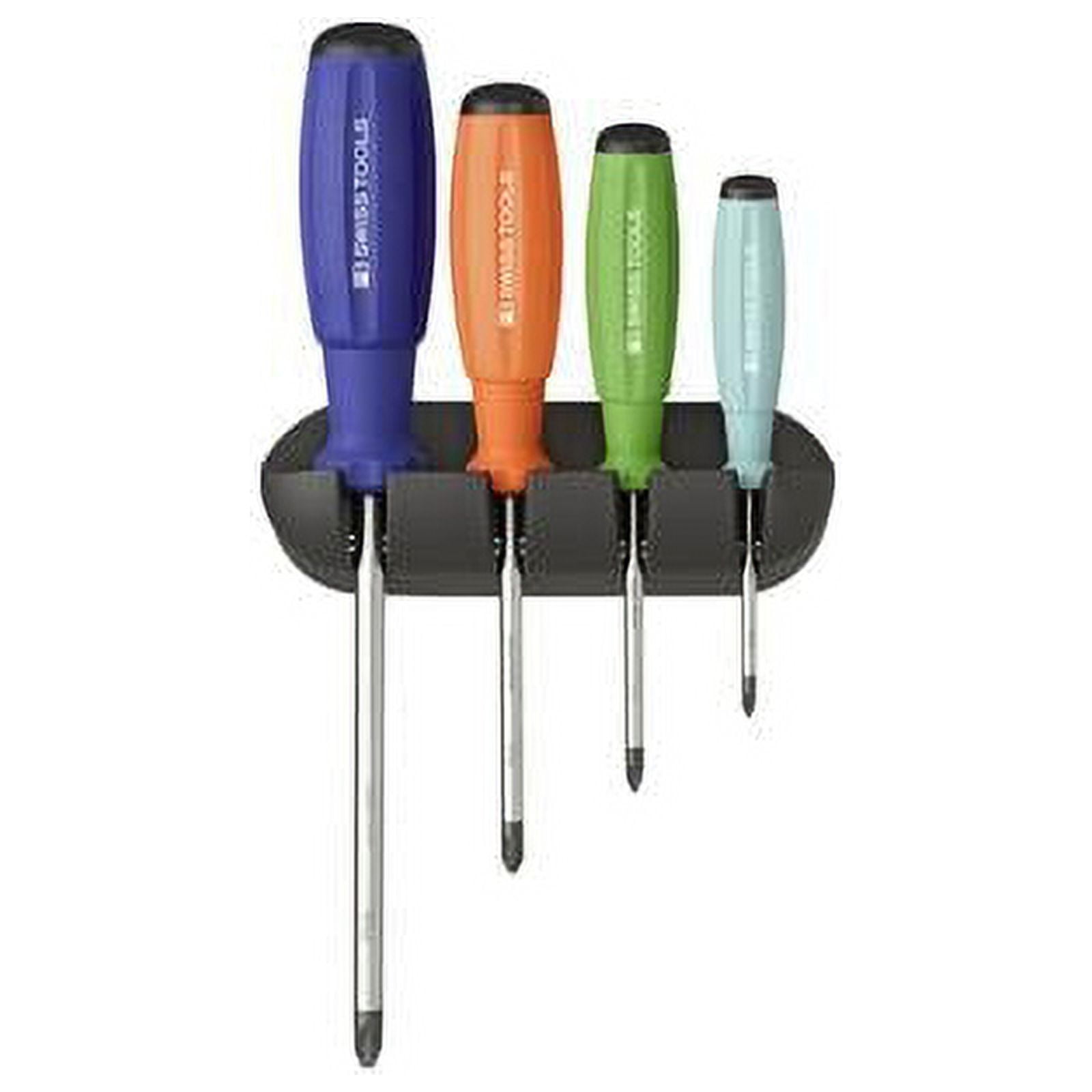 PB Swiss Tools PB 8242.RB CBB Rainbow SwissGrip Screwdriver Set, Phillips