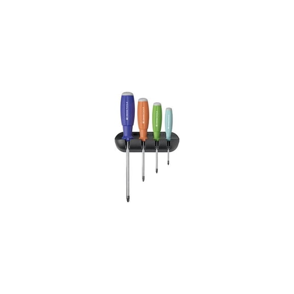 PB Swiss Tools PB 8243.RB SwissGrip Screwdrivers 4 Pcs