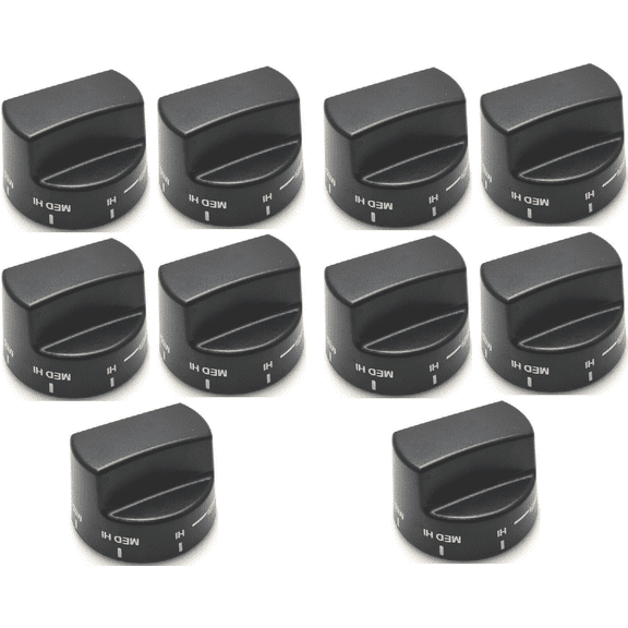 PB010206 VGSC, VGRC, VGRT Top Burner Knob AP5315463, 952591 -10 Pack