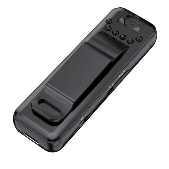 PB10 1080P Mini Body Camera with Back Clip Infrared Night Vision Camera for Outdoor Sports Office Security