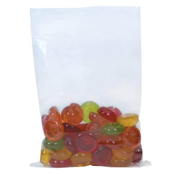 PB135 Flat Polyethylene Bag, 12" Length x 8" Width x 1.5 mil Thick, Clear (Case of 1000)