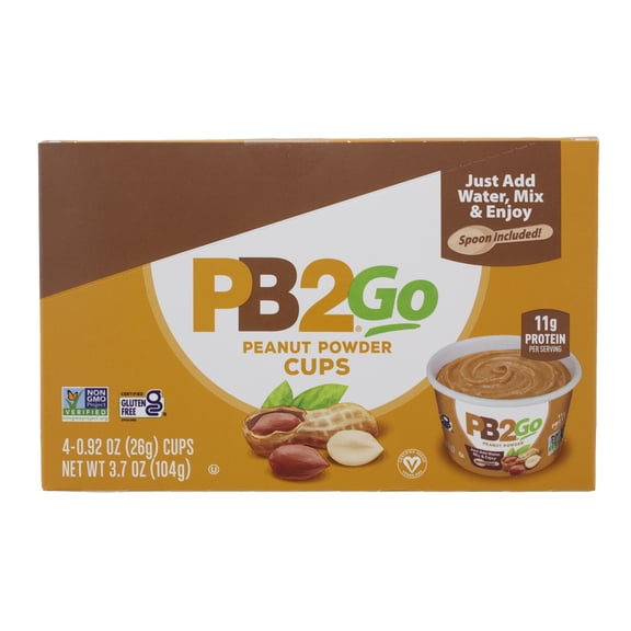 PB2 Foods Go Peanut Powder Cups, 0.92 OZ, 4PK