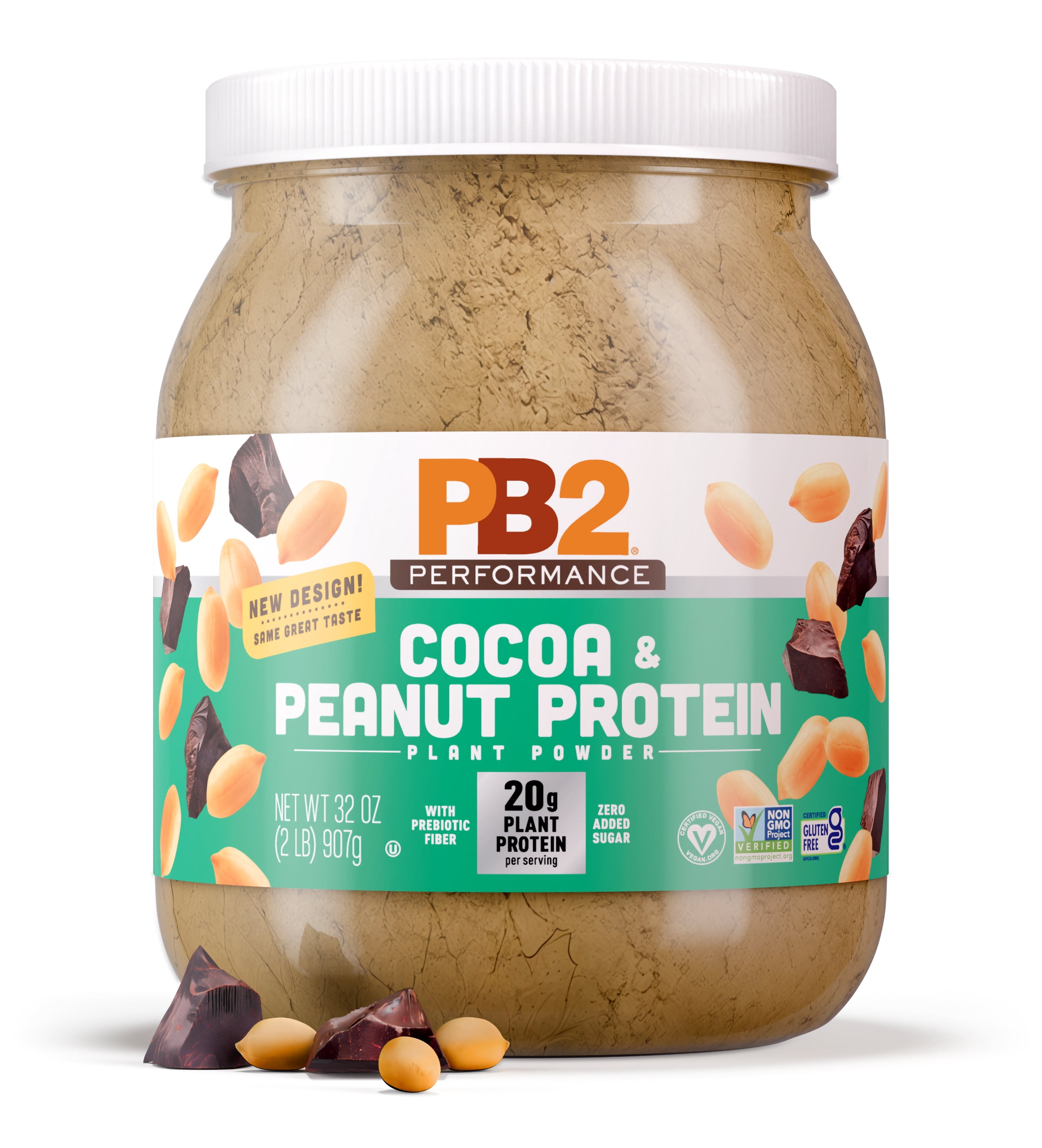 PB2 Performance Cocoa & Peanut Protein Plant Powder, 32 OZ