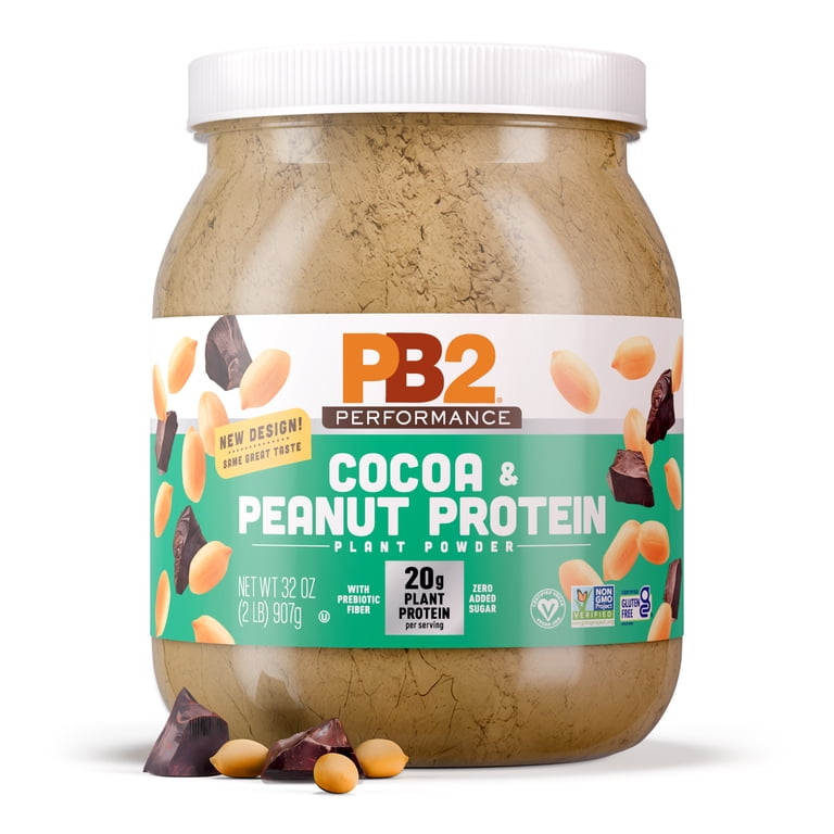 PB2 Performance Vegan Protein Powder, 20g, Dutch Cocoa, Prebiotic