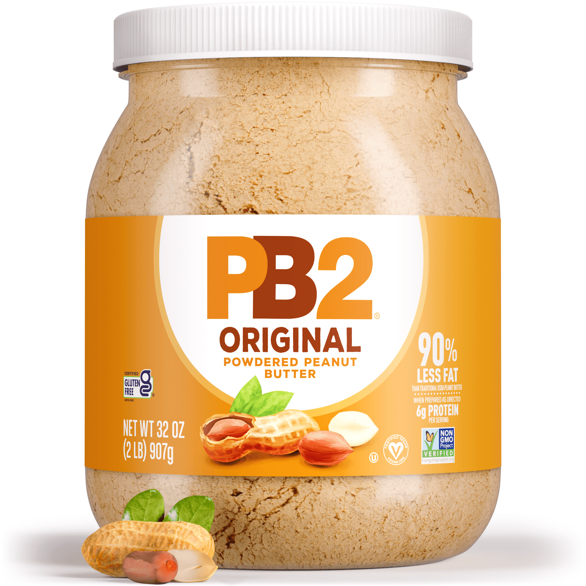 PB2 Foods The Original PB2, Powdered Peanut Butter, 32 oz (907 g)
