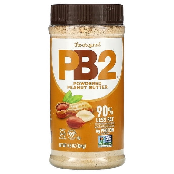 PB2 Foods, The Original PB2, Powdered Peanut Butter, 6.5 oz Pack of 2