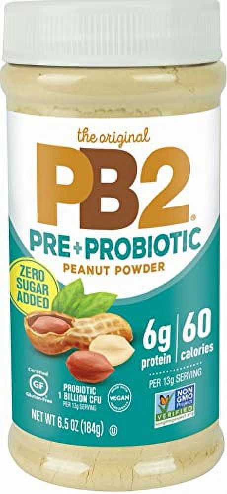 PB2 Foods Pre + Probiotic Peanut Powder, 6.5 oz (184 g)