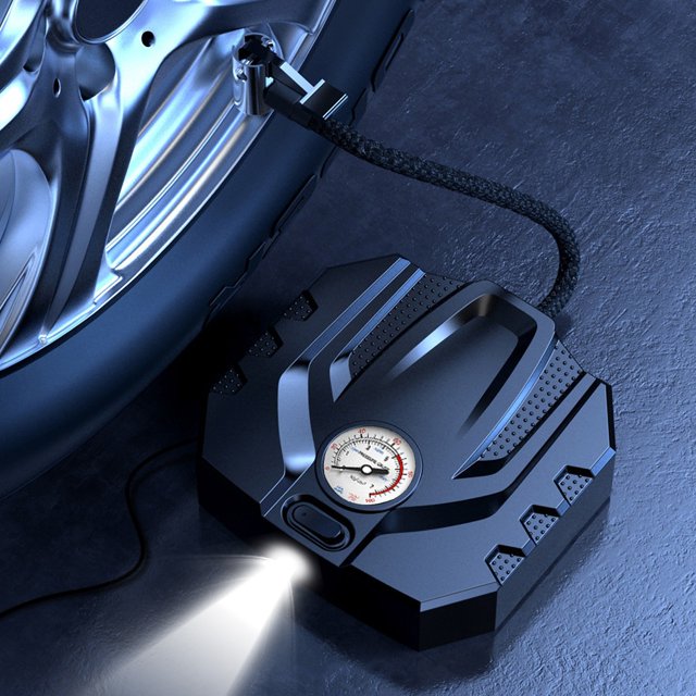 PBAZIH 150PSI Tire Inflator Portable Air Compressor Air Pump For Car