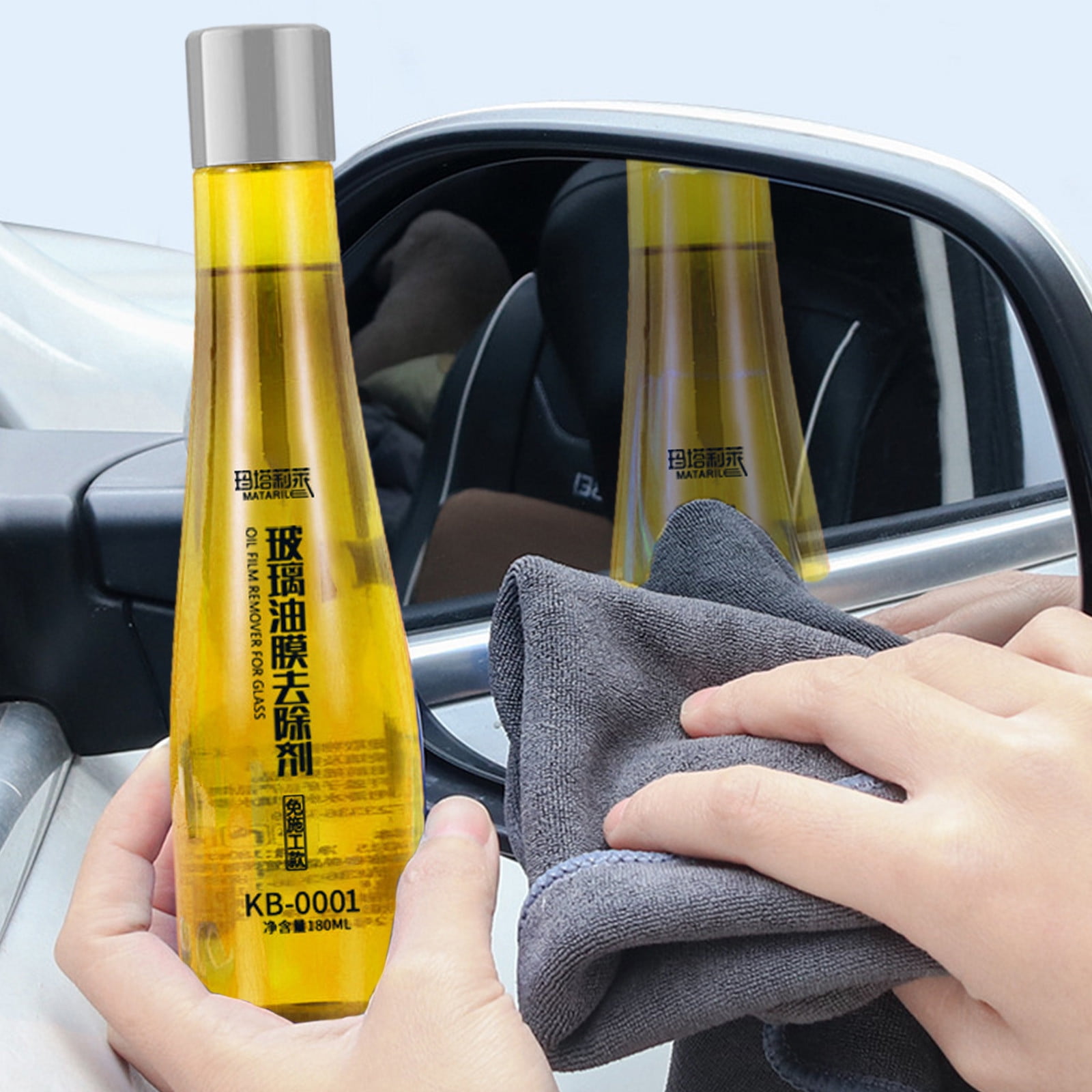 PBAZIH 180ml Automobile Oil Film Remover for Glass Cleaning Effective