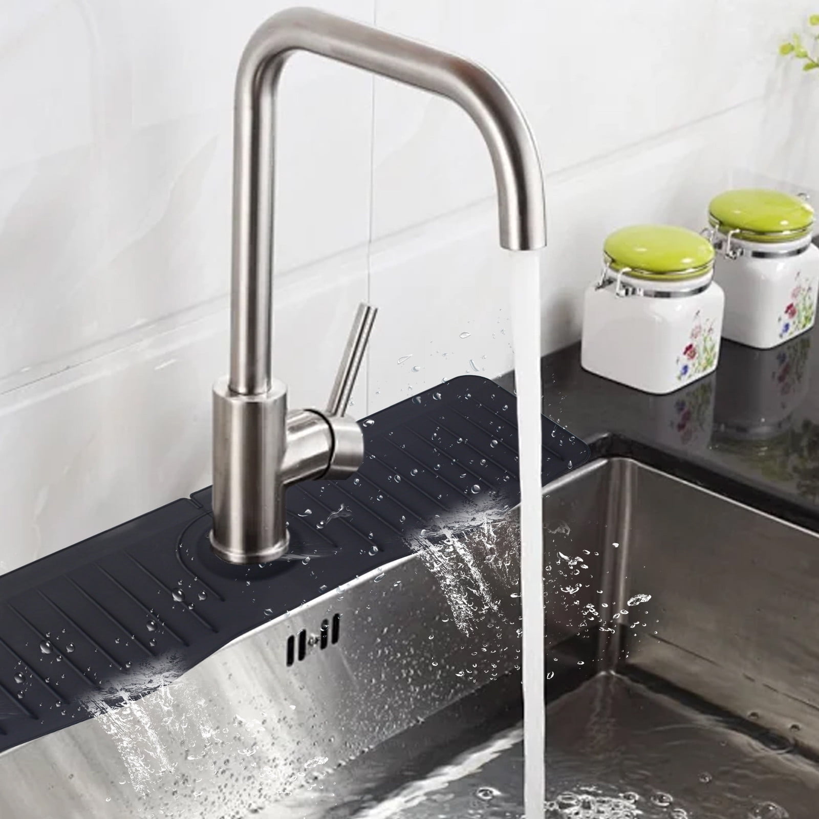 PBAZIH 2024 Kitchen Sink Faucet Mat Fast Drying Draining Mat Innovative